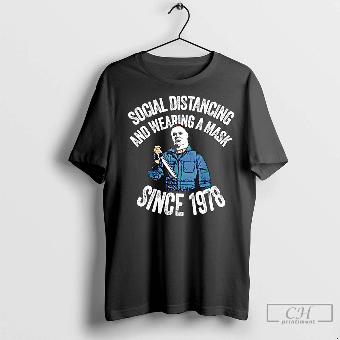Classic Michael Myers Social Distancing And Wearing A Mask Since 1978 Ornaments