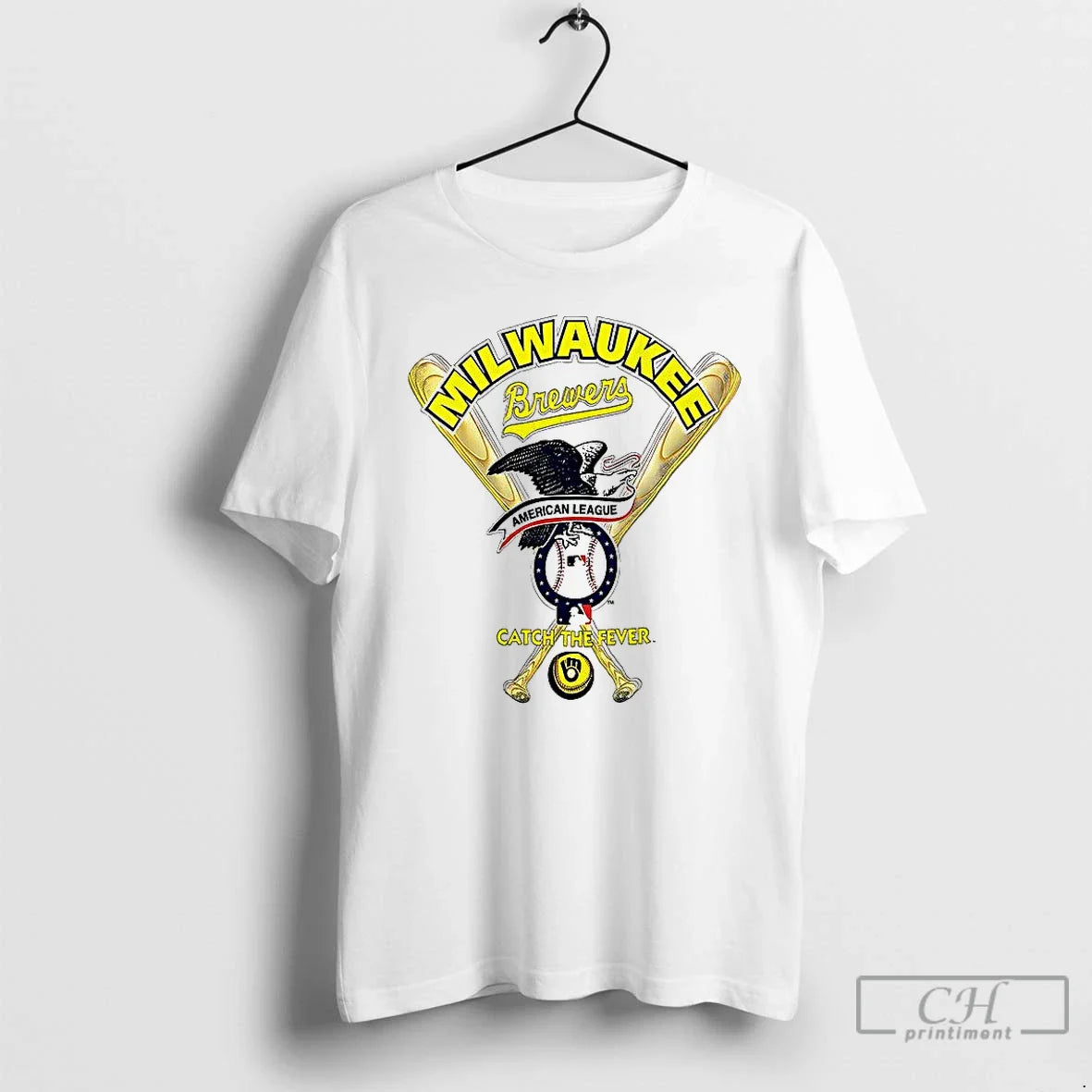 Classic Milwaukee Brewers Catch The Fever T Shirts