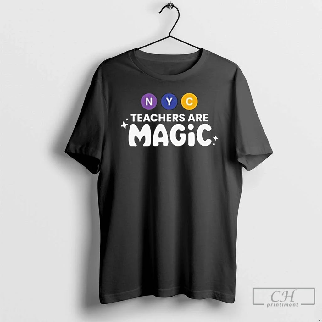 Classic Nyc Teachers Are Magic Long Sleve T Shirts