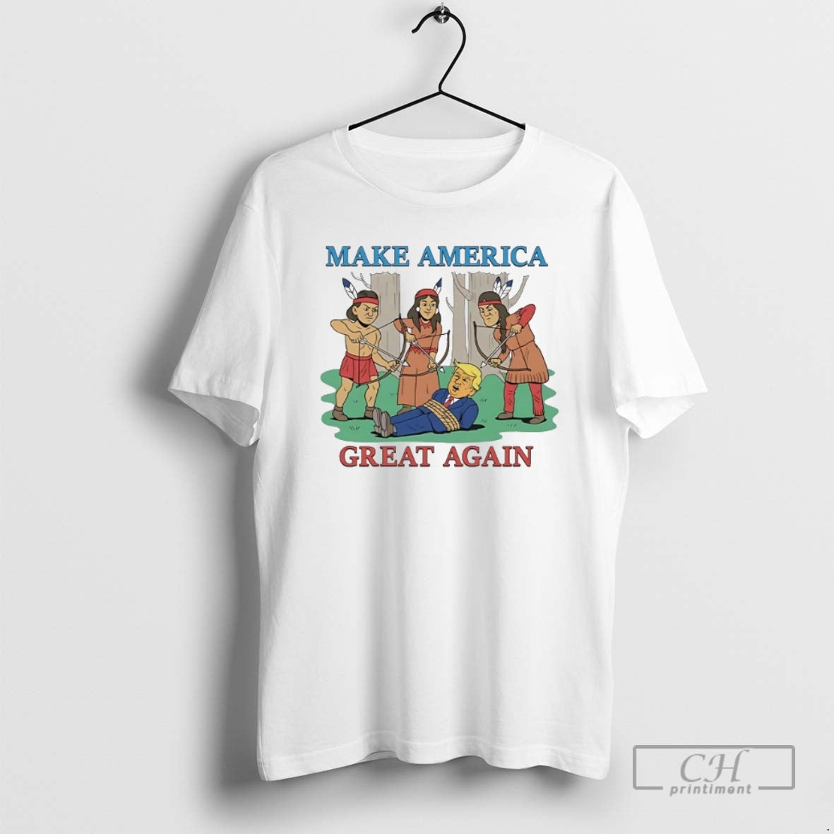 Classic Native Americans Make America Great Again Arrested Trump Shirt Sweater