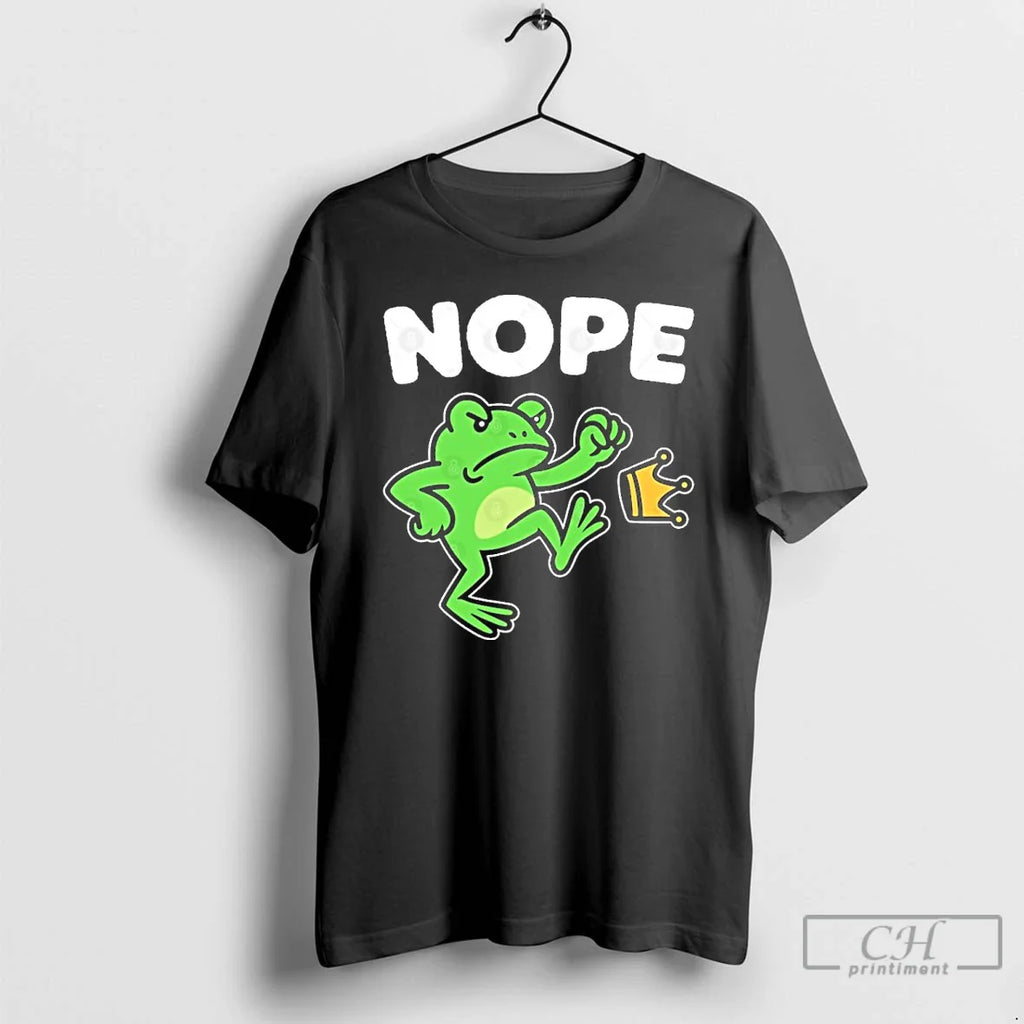 Classic No Kings Nope Portland Frog Protest T Shirts