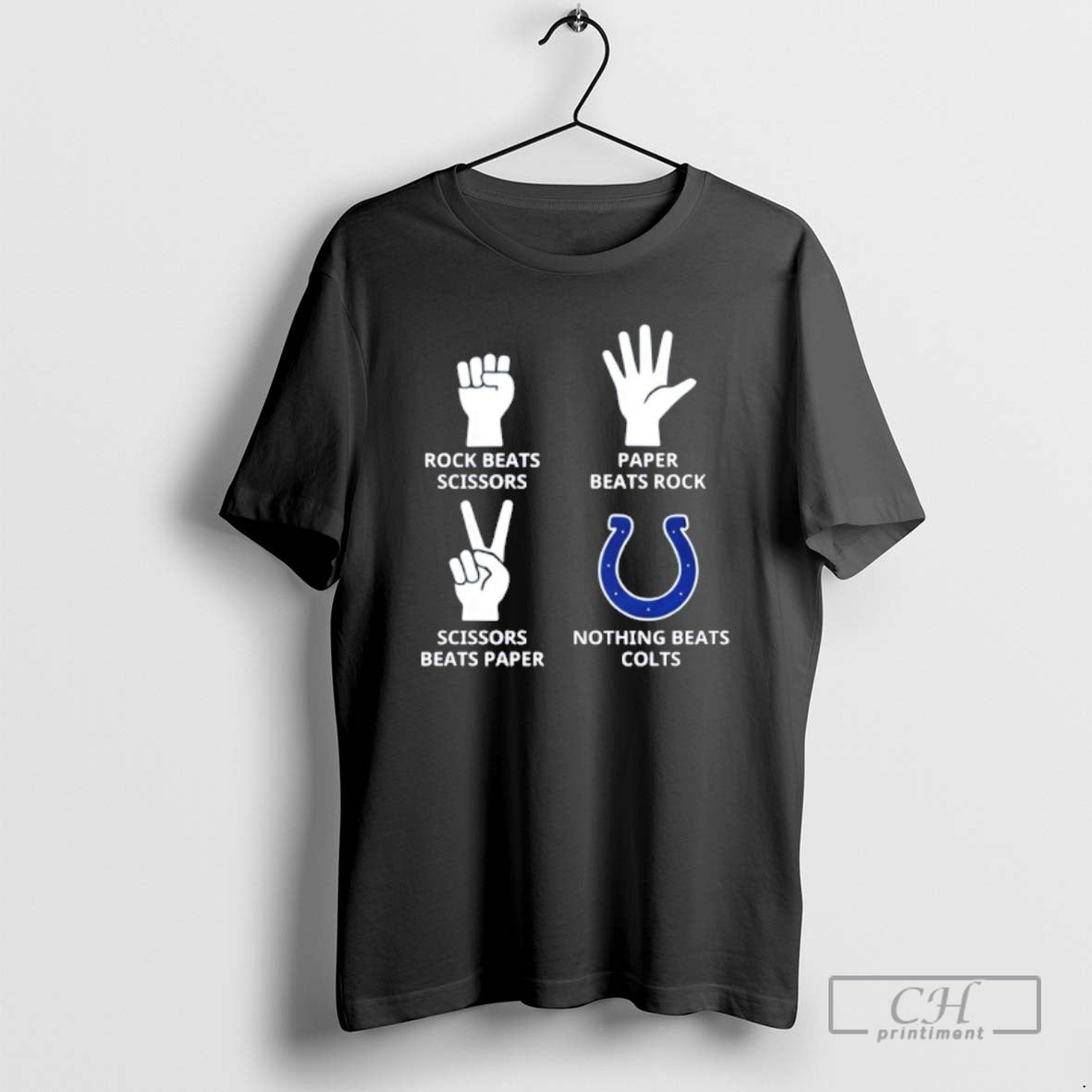 Classic Nothing Beats Indianapolis Colts Rock Beats Scissors Paper Beats Rock Shirt Sweater