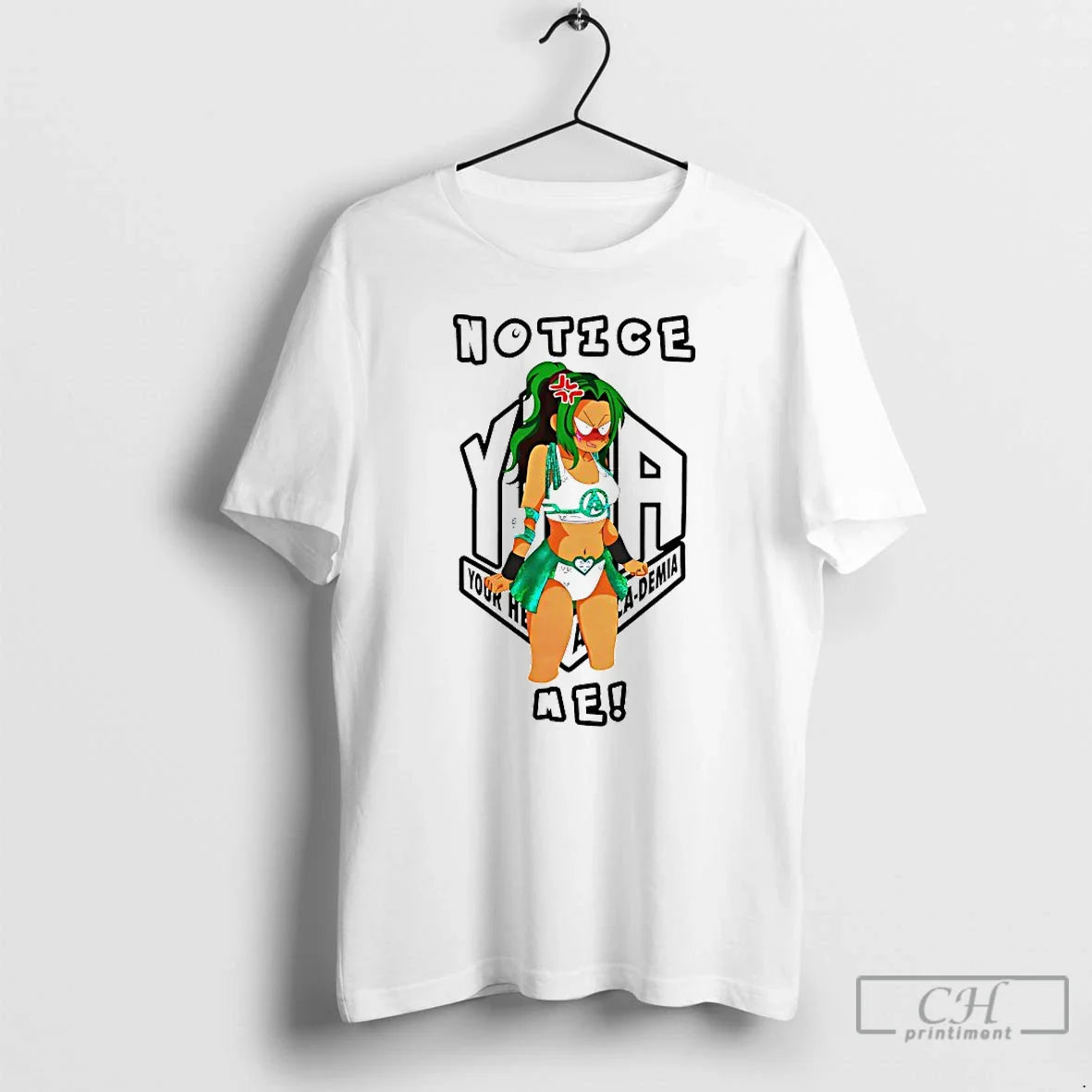 Classic Notice Me Angry Airica Pro Wrestling T Shirts