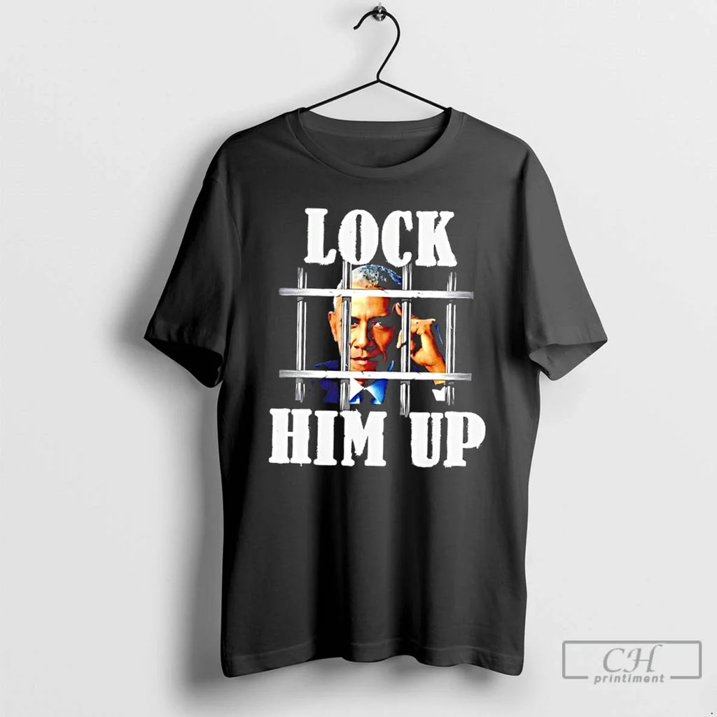 Classic Obama Jail Lock Him Up T Shirts