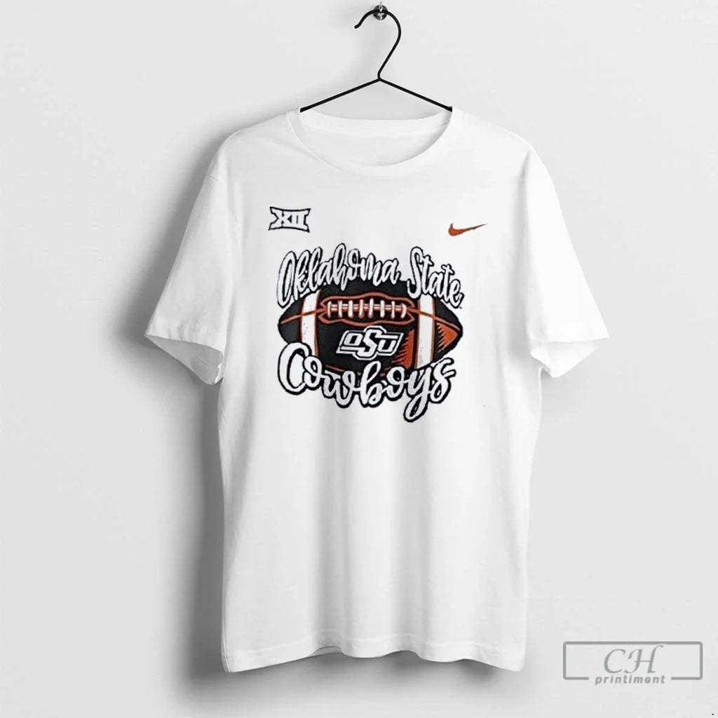 Classic Oklahoma State Cowboys Football 2025 Logo T Shirts
