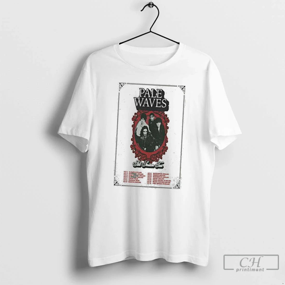 Classic Pale Waves Uk Ireland 2025 Tour T Shirts