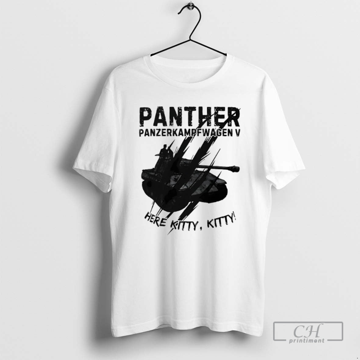 Classic Panther Panzerkampfwagen V Here Kitty Kitty Shirt Sweater