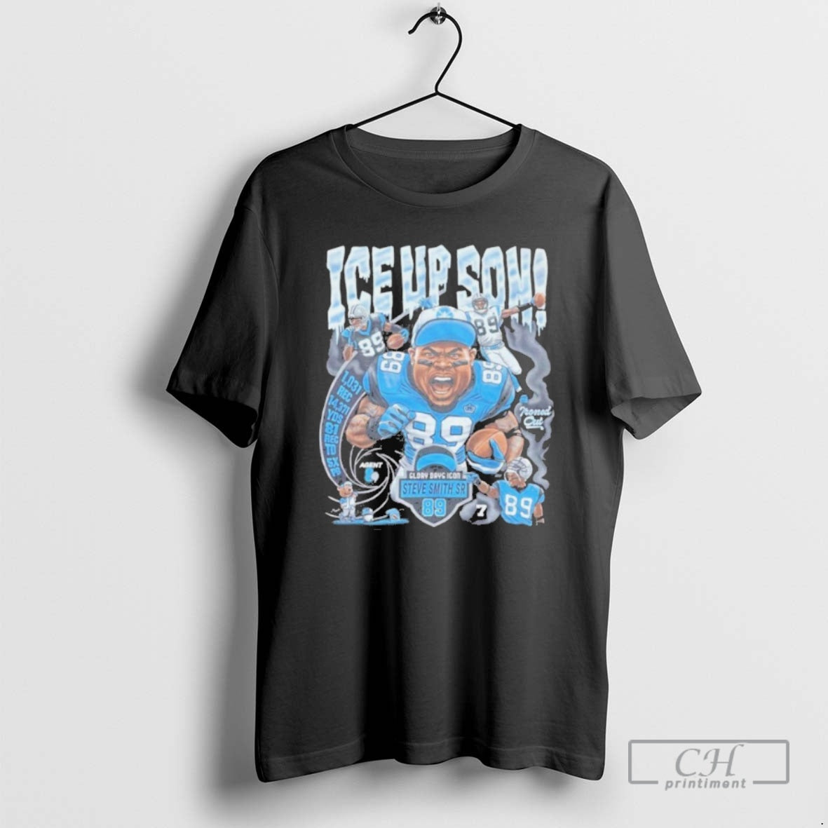 Classic Panthers Steve Smith Ice Up Son Shirt Sweater