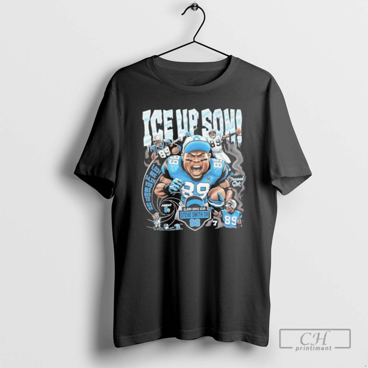 Classic Panthers Steve Smith Sr Ice Up Son Shirt Sweater