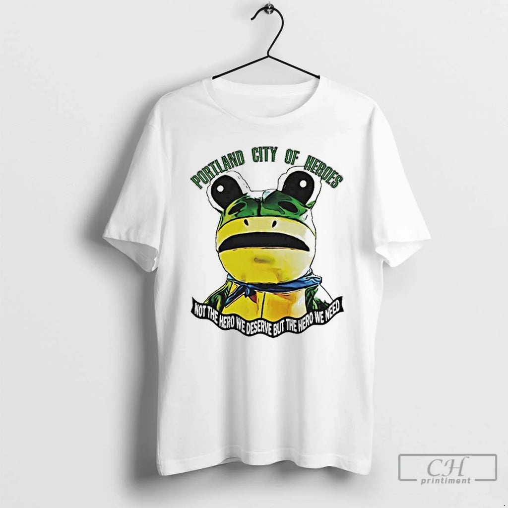 Classic Portland Frog City Of Heroes T Shirts