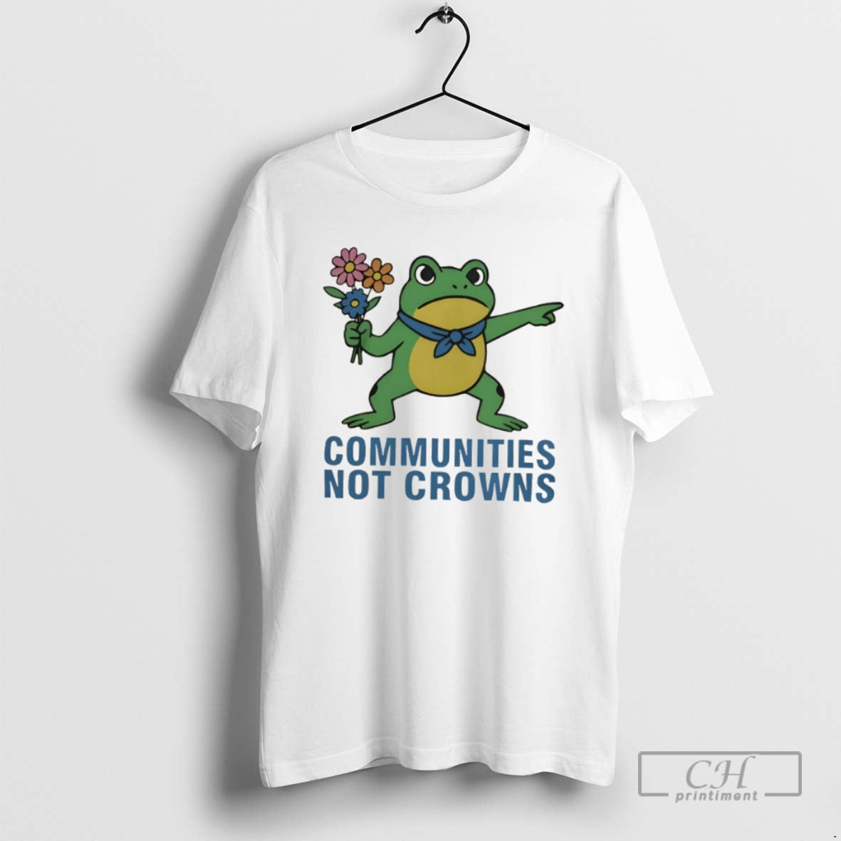 Classic Portland Frog Communities Not Crowns Shirt Sweater