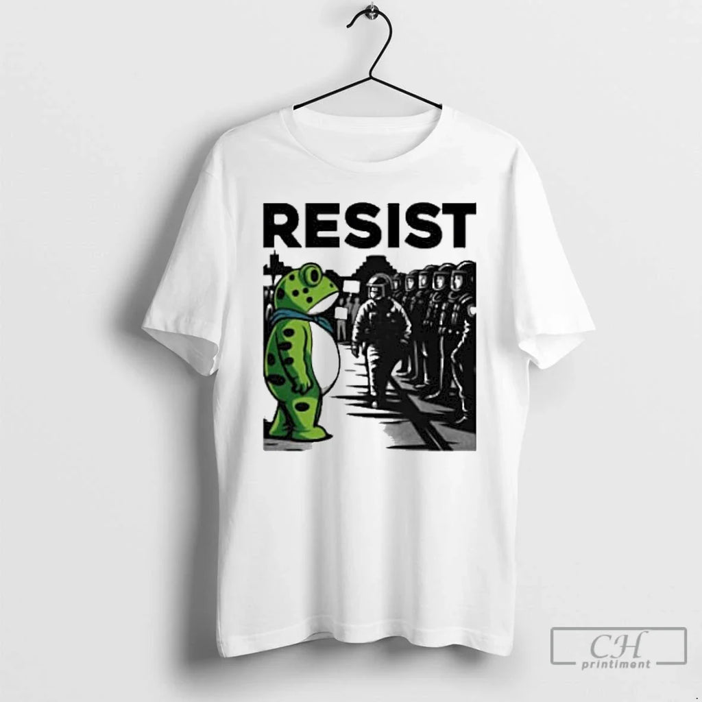 Classic Portland Frog Freedom Frog Resist Rage Against The Machine T Shirts