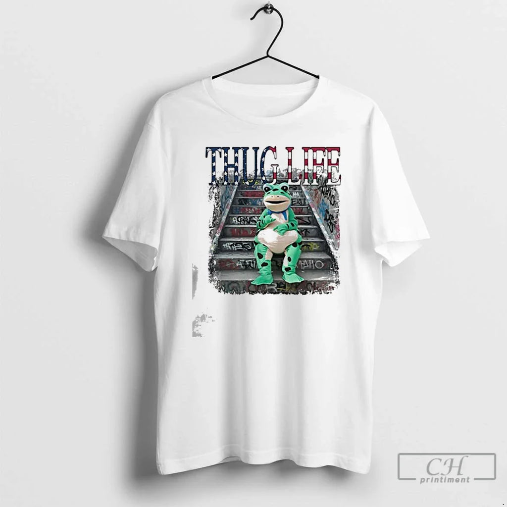 Classic Portland Frog Protest Thug Life Usa T Shirts