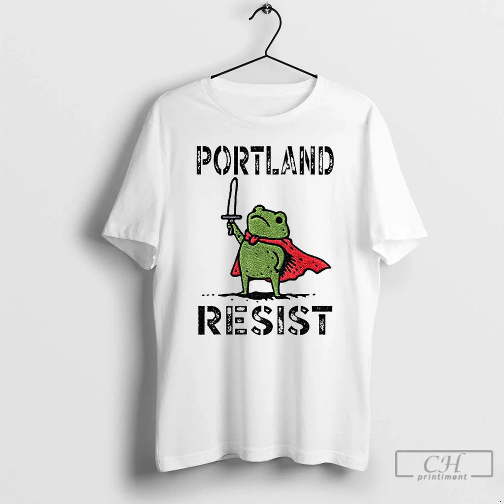 Classic Portland Frog Resist Political 2025 T Shirts