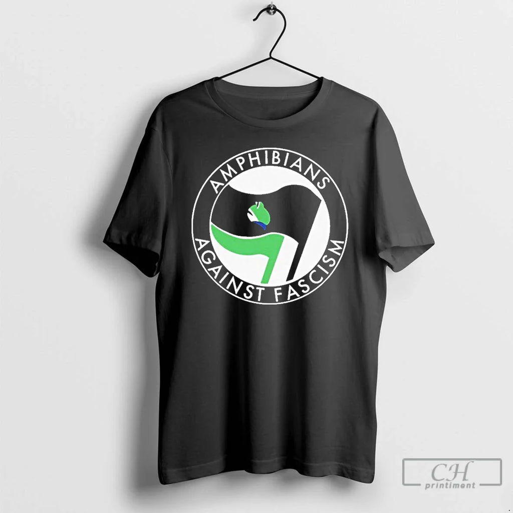 Classic Portland Frogs Amphibians Against Fascism T Shirts
