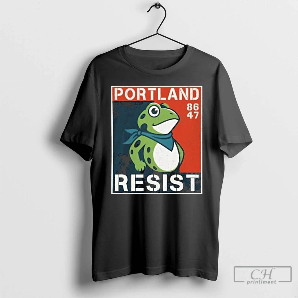 Classic Portland Resist 86 47 Frog Long Sleve T Shirts