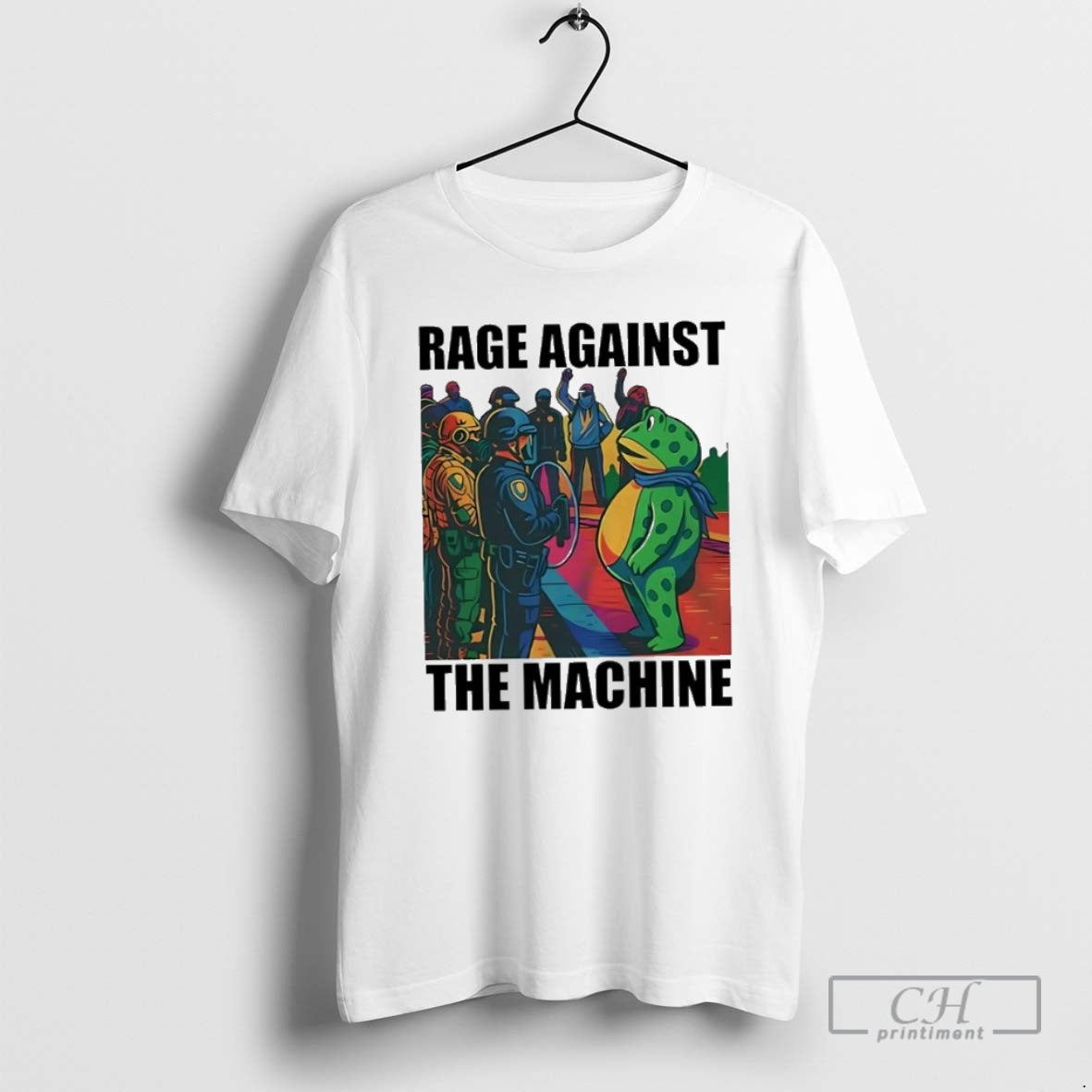 Classic Portland Frog Colors Rage Against The Machine Shirt Sweater