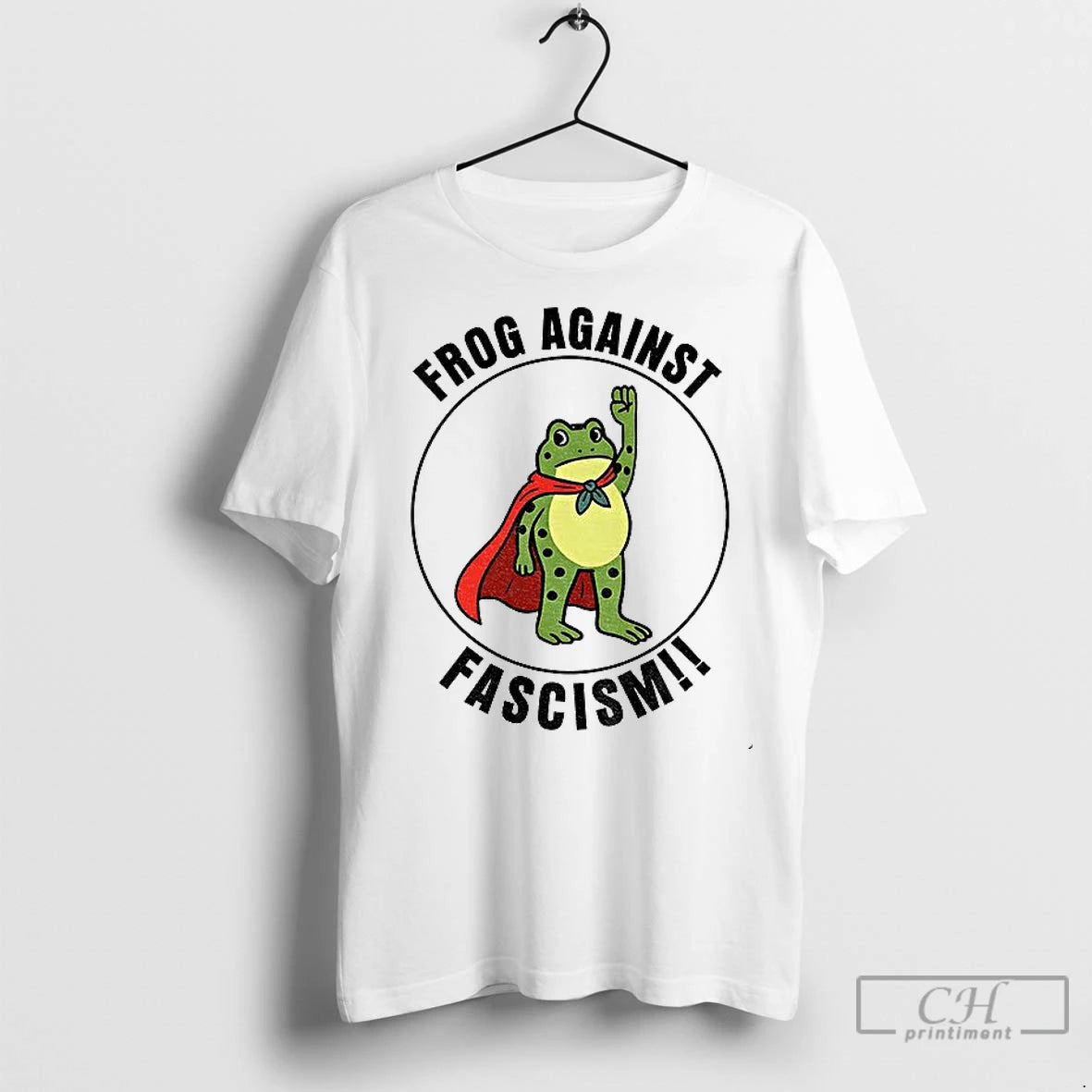 Classic Portland Frog Hero Frog Against Fascism