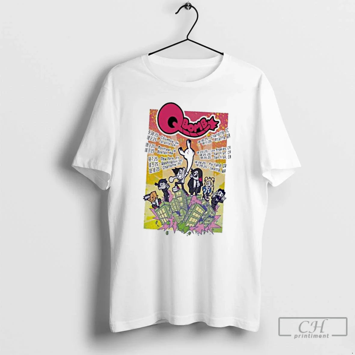 Classic Qbomb Tour 2025 T Shirts