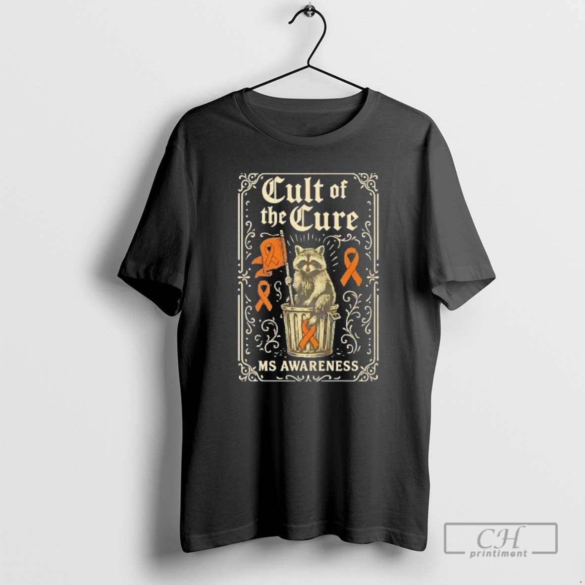 Classic Raccoon Cult Of The Cure Ms Awareness Shirt Sweater