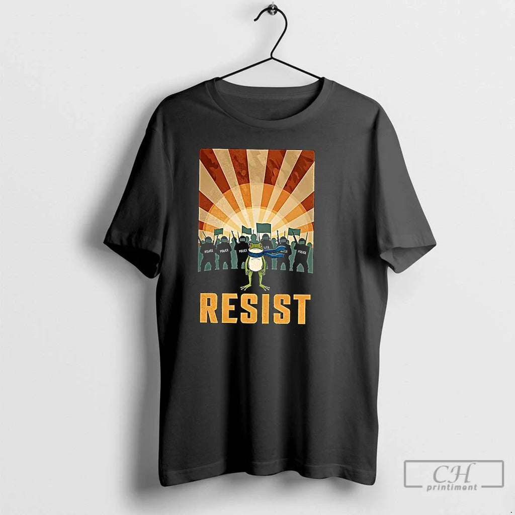 Classic Resist Portland Frog T Shirts