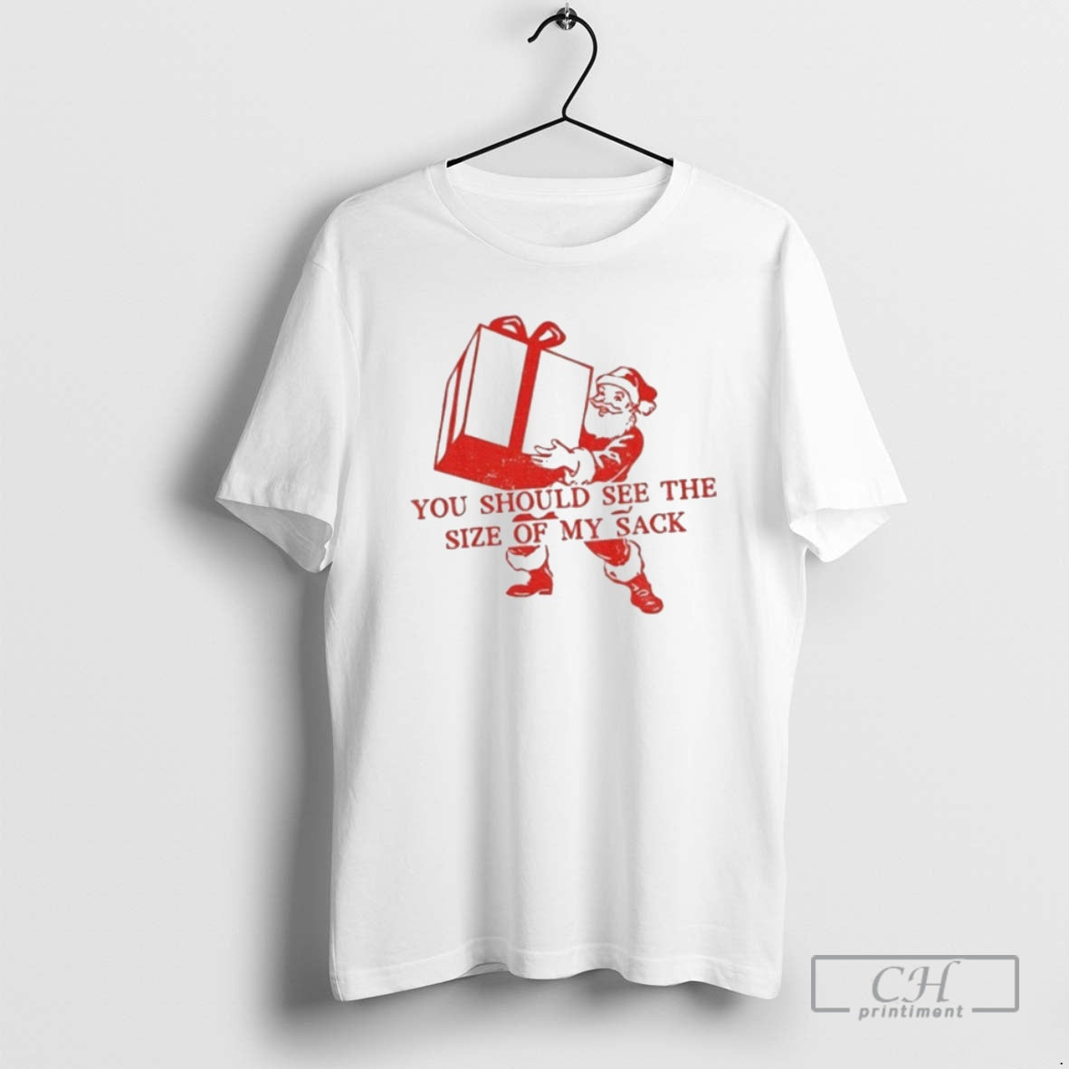 Classic Santa Claus You Should See The Size Of My Sack Christmas Shirt Sweater