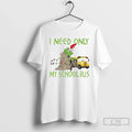 Classic Santa Grinch I Need Only My School Bus Christmas White T Shirts