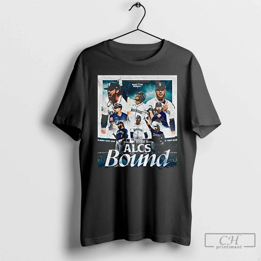 Classic Seattle Mariners 2025 American League Division Series Champions Alcs Bound T Shirts