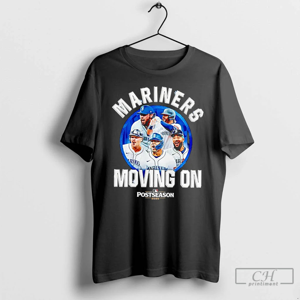 Classic Seattle Mariners Moving On 2025 Postseason T Shirts