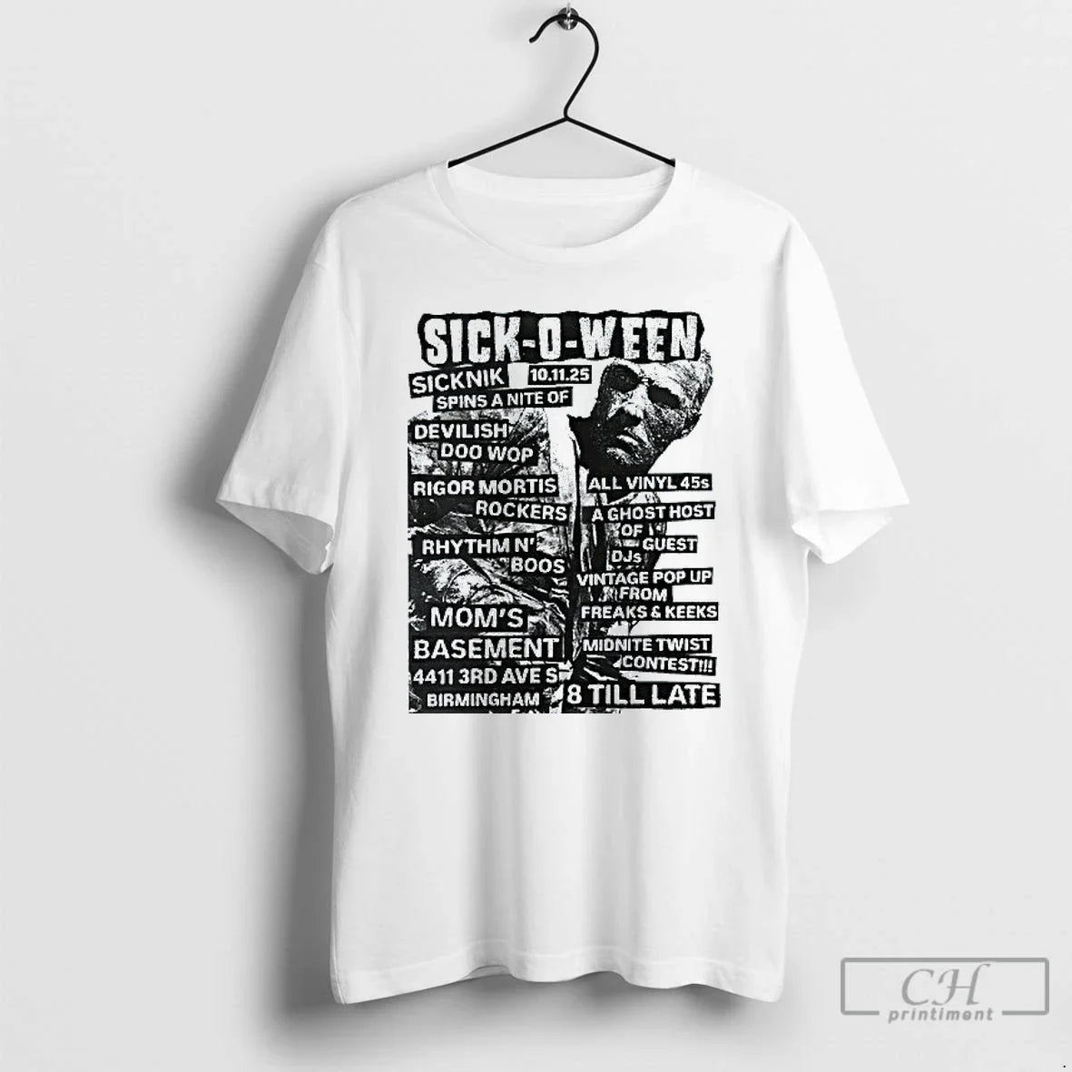 Classic Sick O Ween Ii The Return Vintage Halloween Mens White Tee T Shirts