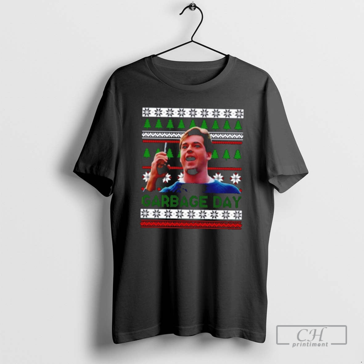 Classic Silent In Night Garbage Day Ugly Christmas Sweat Shirt Sweater