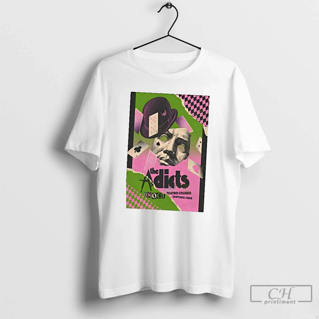 Classic The Adicts Santiago Tour On Oct 8 2025 T Shirts