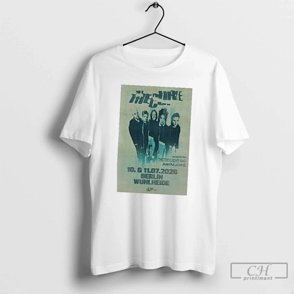 Classic The Cure Berlin Wuhlheide July 10 11 2026 Concert T Shirts