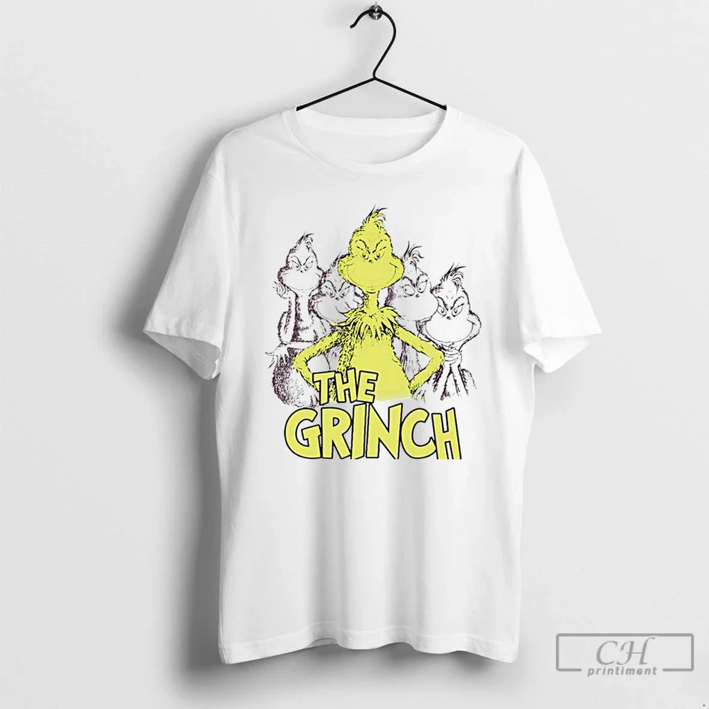 Classic The Grinch Youre A Mean One Graphic White T Shirts