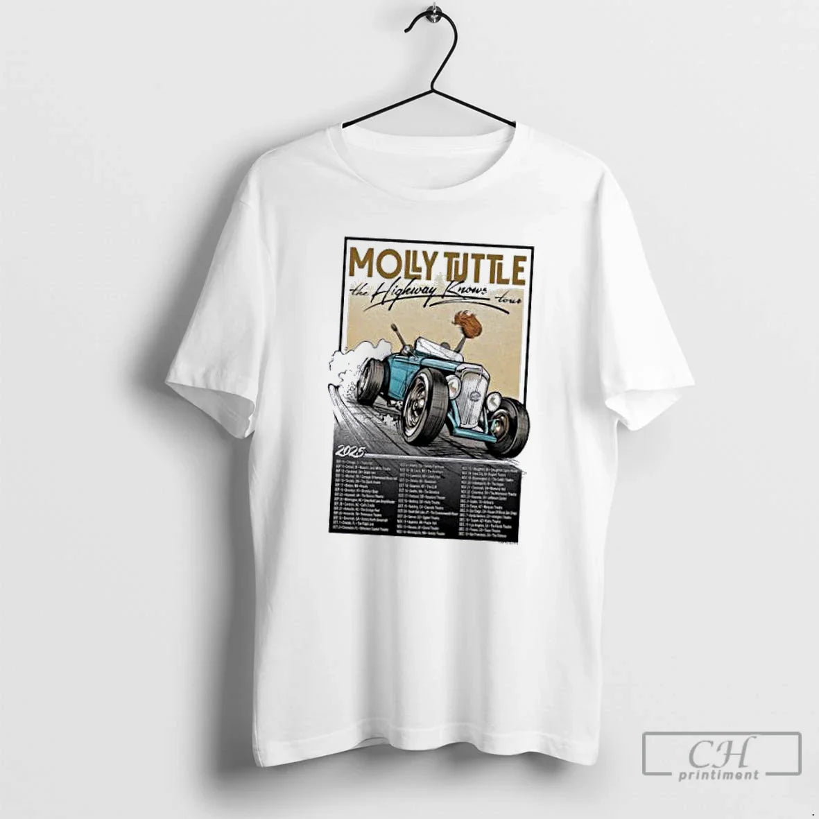 Classic The Highway Knows Tour 2025 Molly Tuttle T Shirts