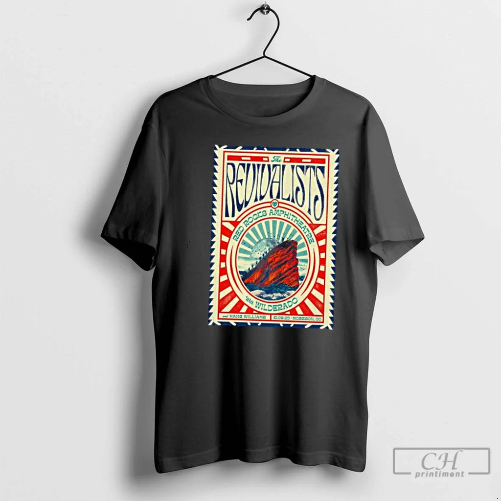 Classic The Revivalists October 9 2025 Red Rocks Amphitheatre In Morrison Co T Shirts