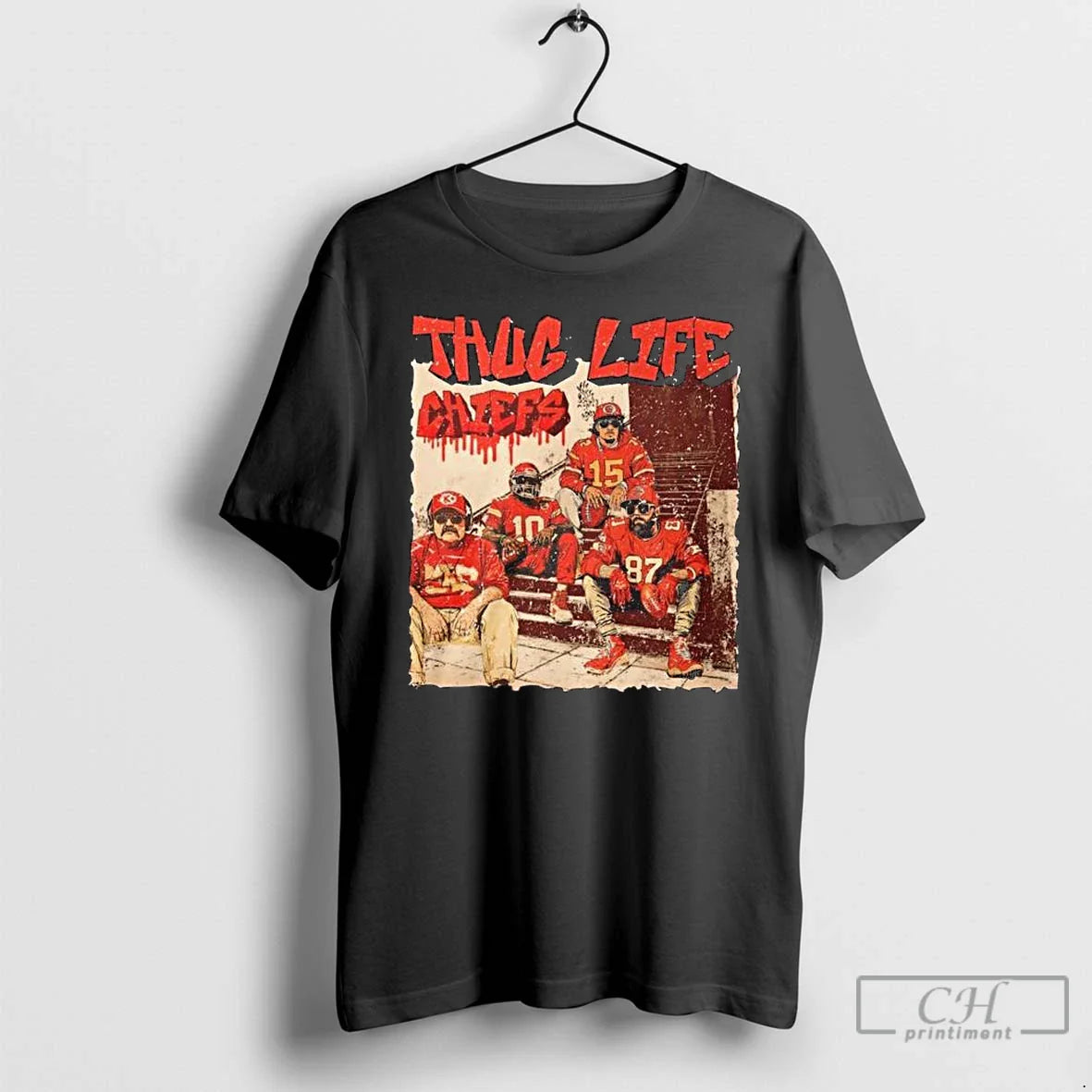 Classic Thug Life Kansas City Chiefs 2025 Long Sleve T Shirts