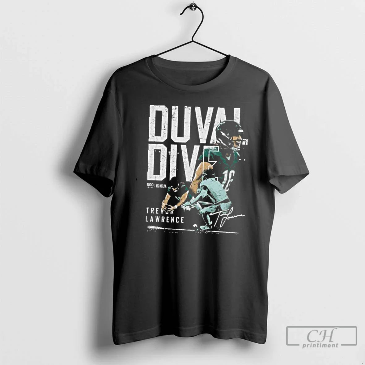 Classic Trevor Lawrence Jacksonville Duval Dive T Shirts