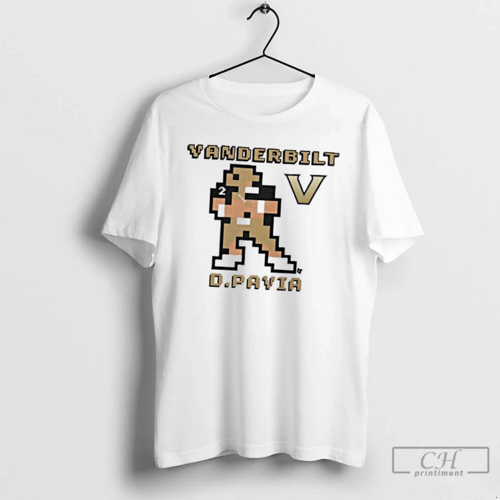 Classic Vanderbilt Football Diego Pavia Retro Baller T Shirts