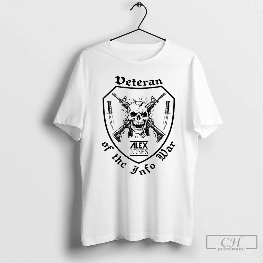 Classic Veteran Of The Infowar Skull Ornaments T Shirts