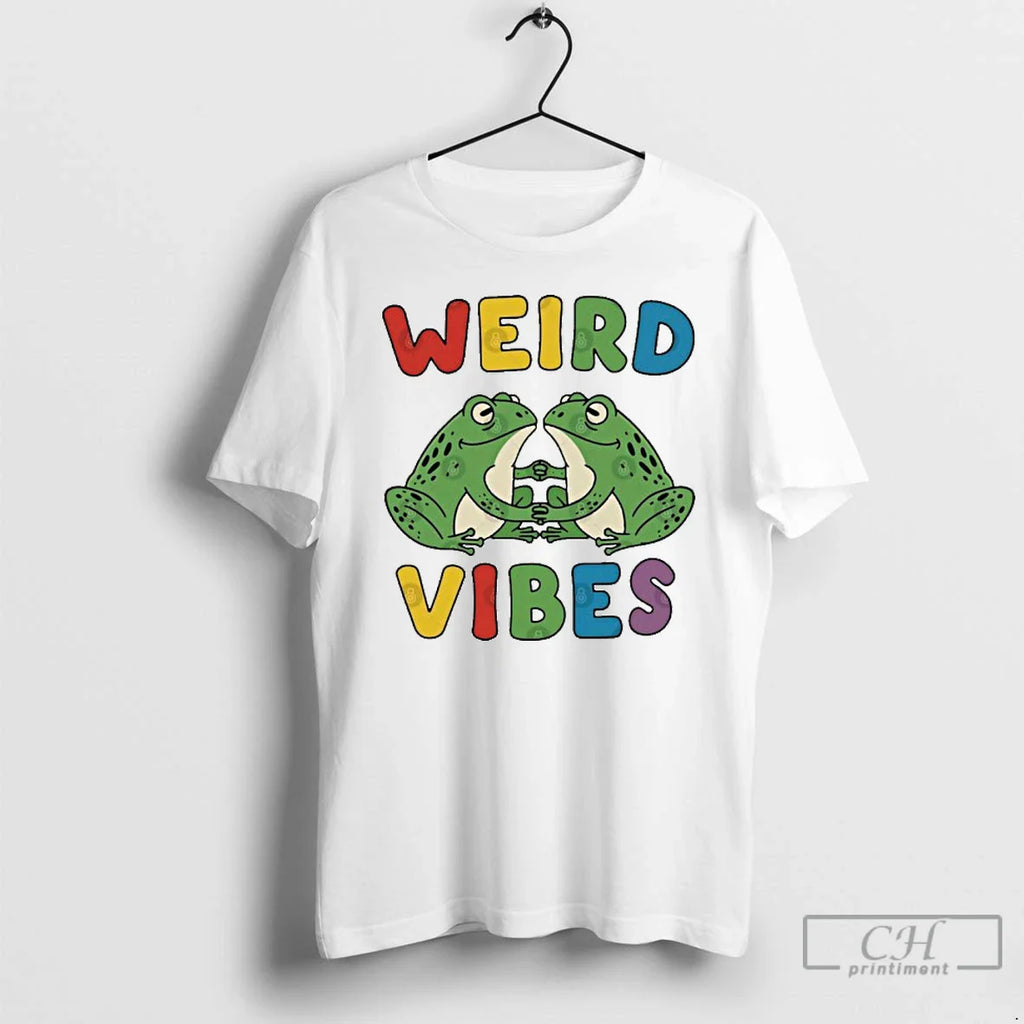 Classic Weird Vibes Portland Frog Toad T Shirts