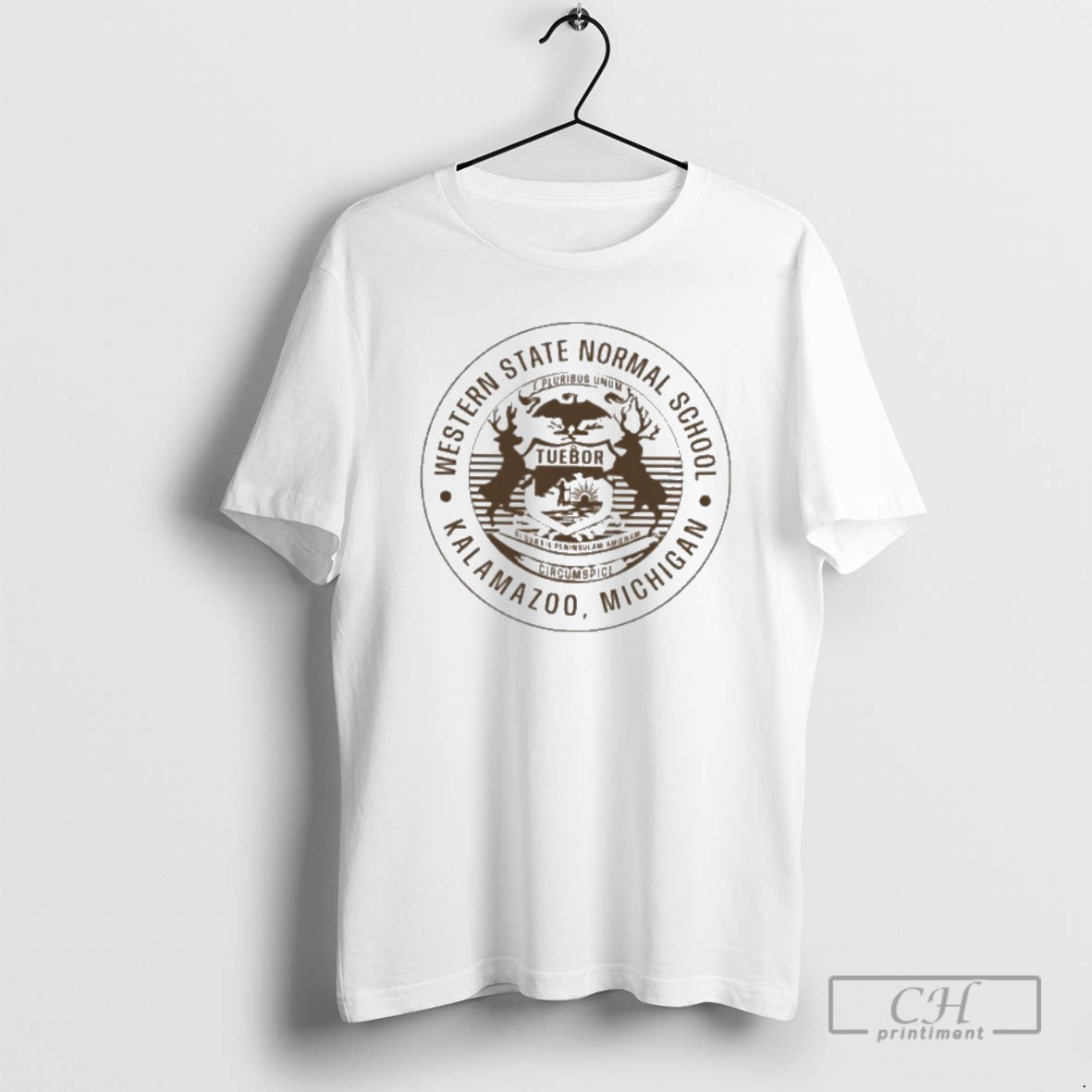 Classic Western State Normal School Kalamazoo Michigan Logo Shirt Sweater