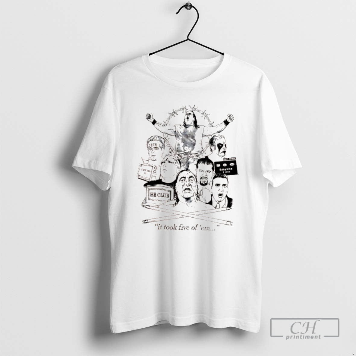 Classic Zandigs Famous Jesus It Took Five Of Em Graphic Shirt Sweater