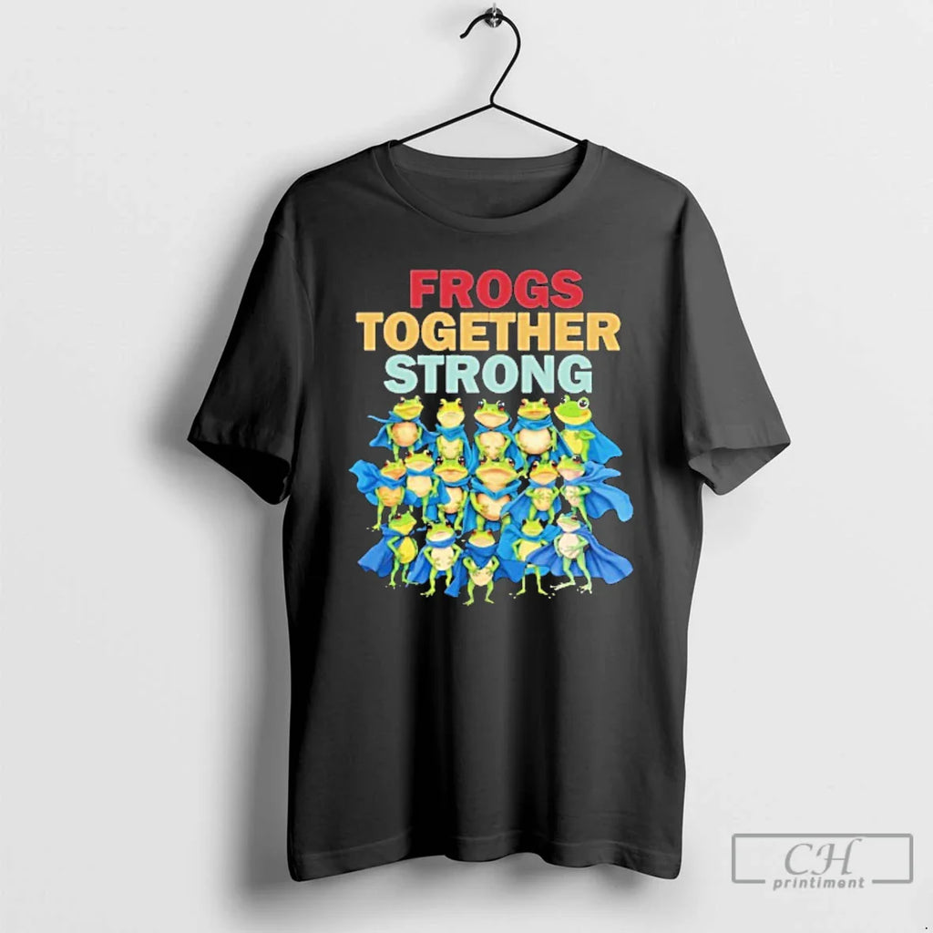 Classic Frogs Together Strong T Shirts