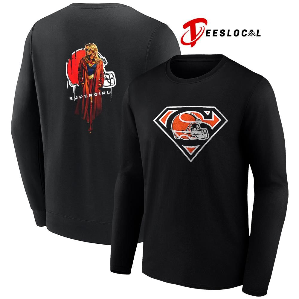 Cleveland Browns x Supergirl graphic shirt