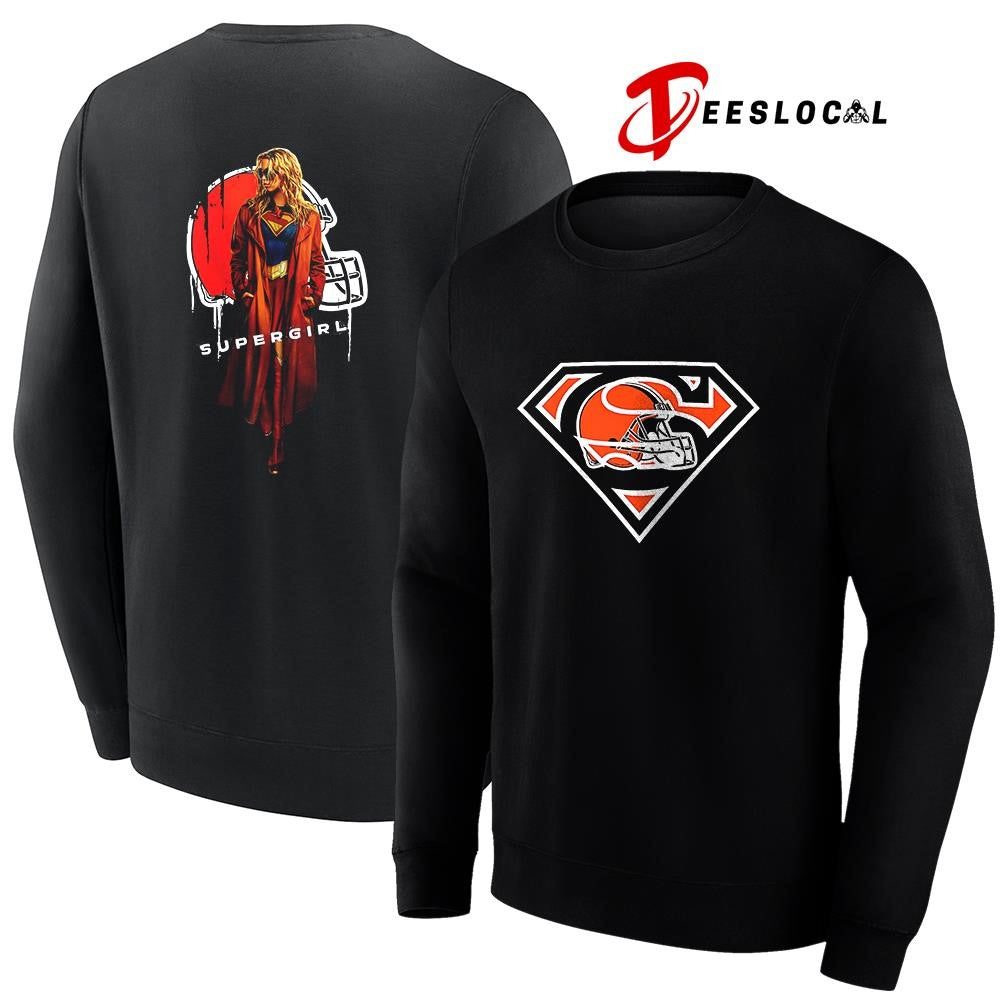 Cleveland Browns x Supergirl graphic shirt