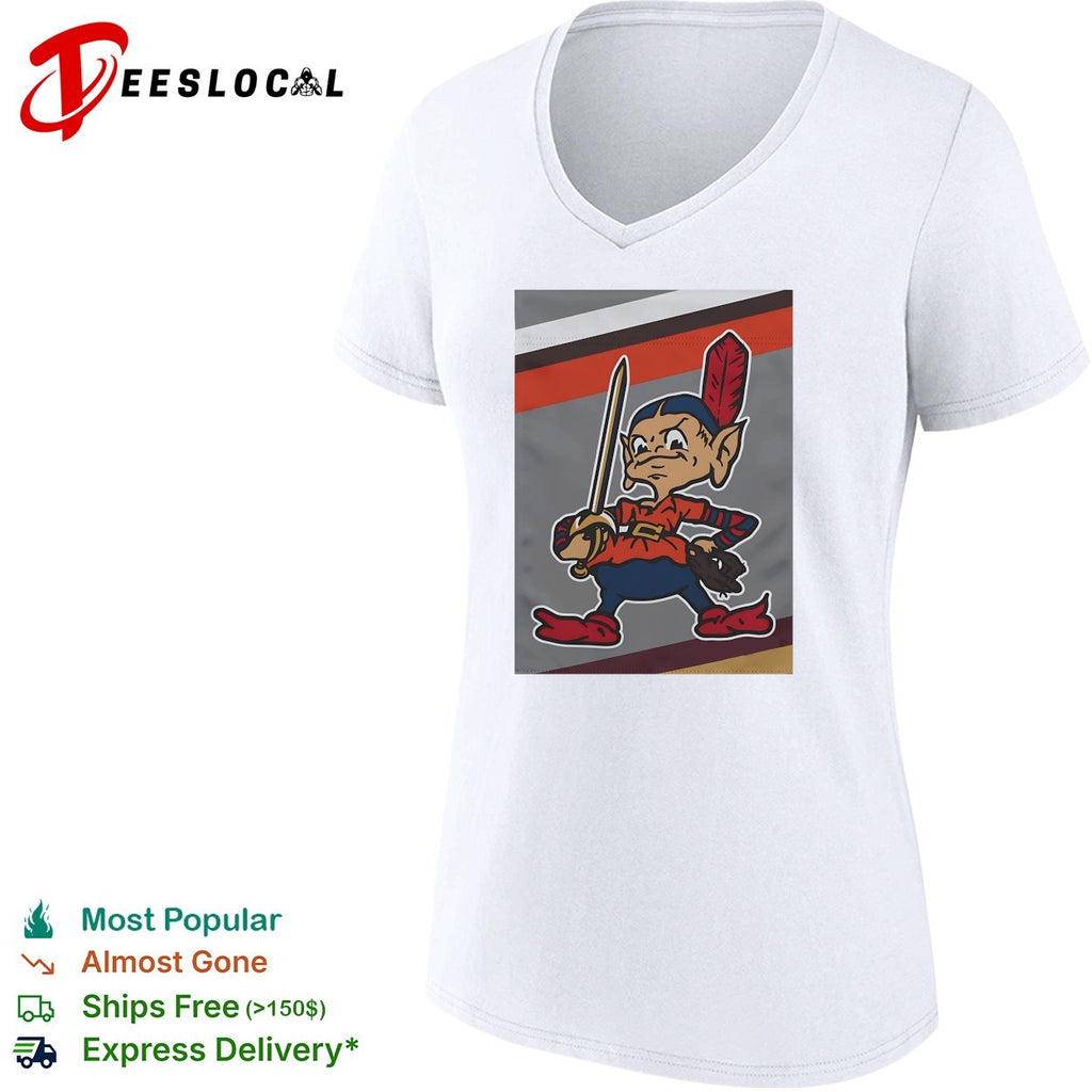 Cleveland Guardians sword warrior mascot vintage cartoon art shirt