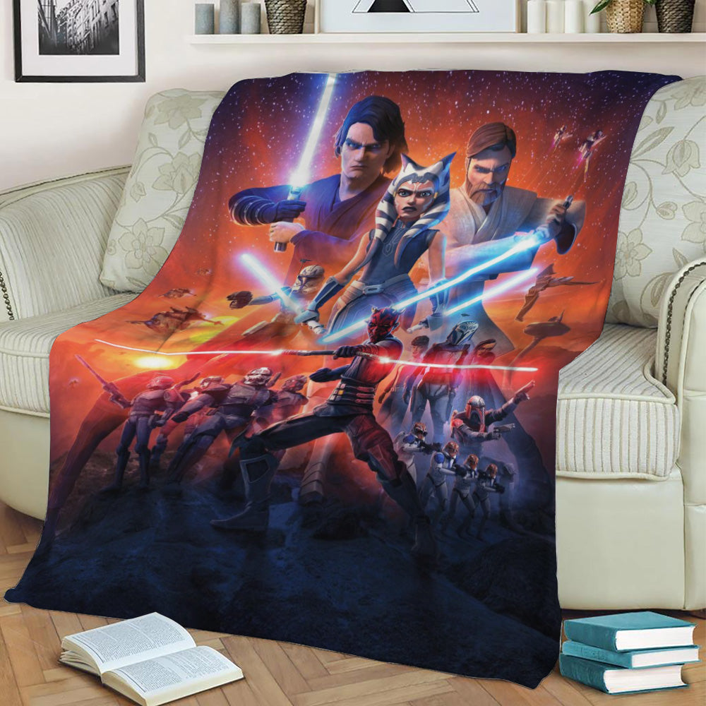 Clone Wars Fleece Throw Blanket