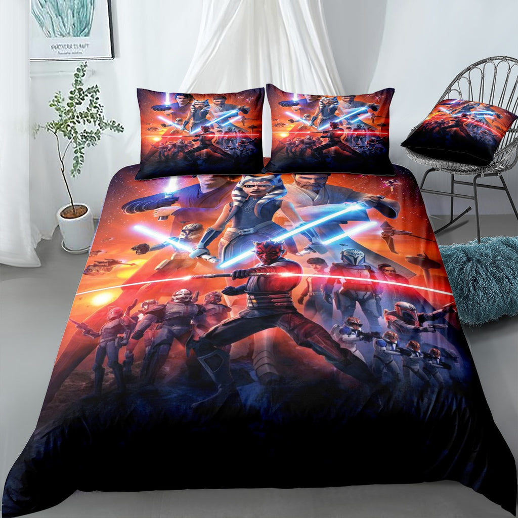 Clone Wars Bedding Set (Duvet Cover & Pillow Shams)