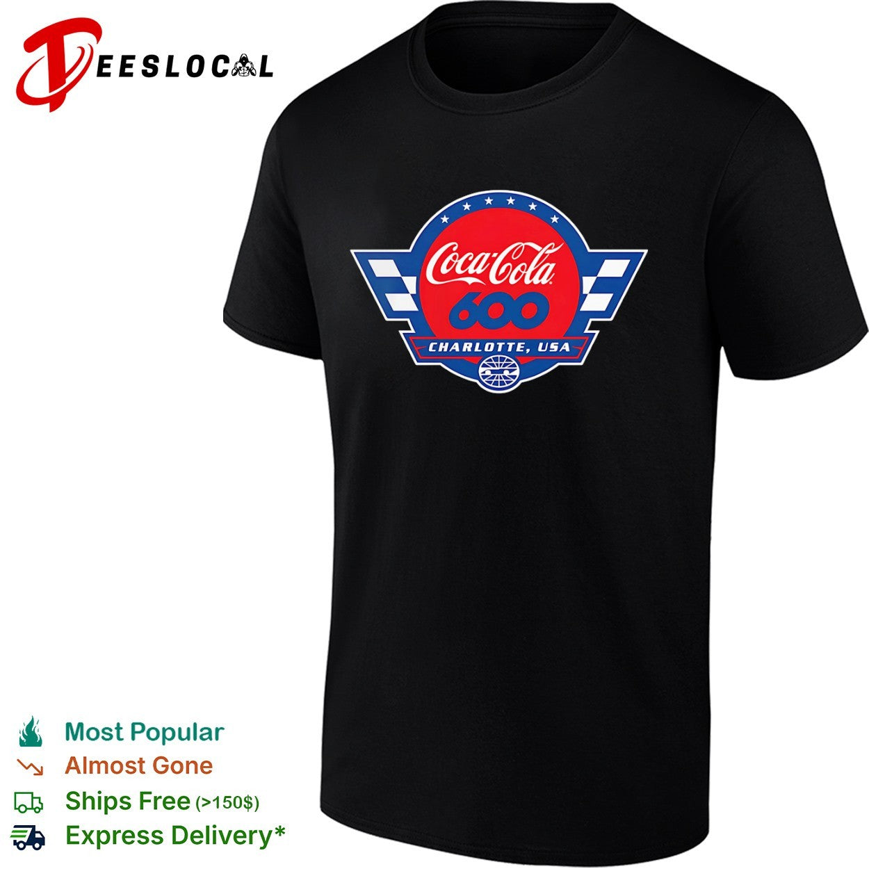 Coca Cola 600 Charlotte USA Nascar Motorsport Sport Racing Shirt